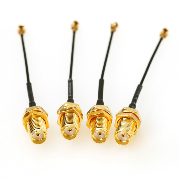 5 PCS / Set RG178 Ufl / IPX / IPEX to SMA Female Adapter Braid Cable, Length:10cm, 10cm 5 PCS / Set RG178 Ufl / IPX / IPEX to SMA Female Adapter Braid Cable, Length:10cm, 10cm